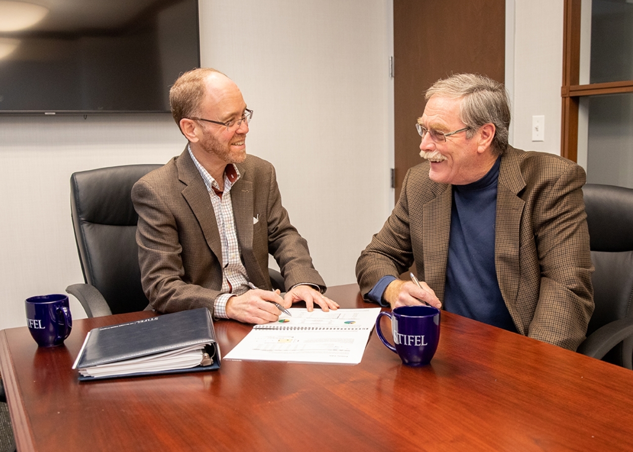 Scott Klein meeting with Client